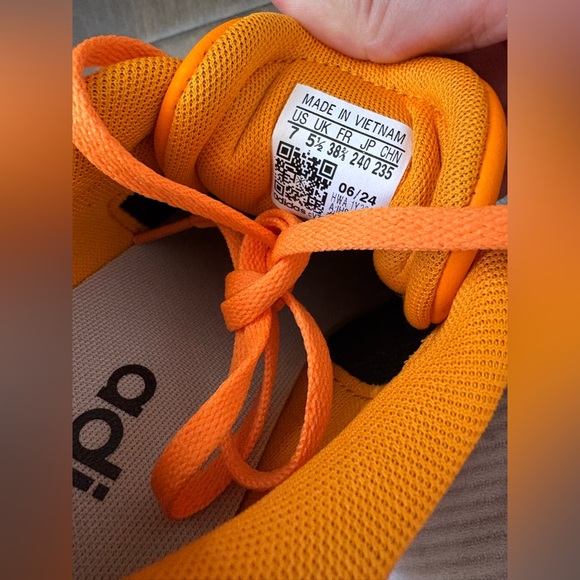 Adidas Women's VL court bold Orange Sneakers - Picture 5 of 5